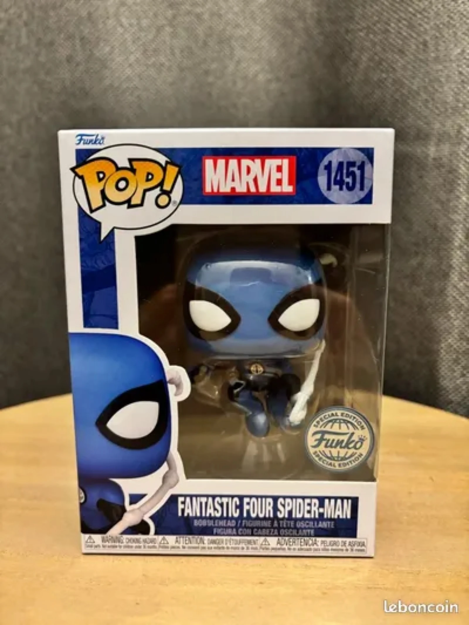 Funko pop spiderman 4 fantastiques 